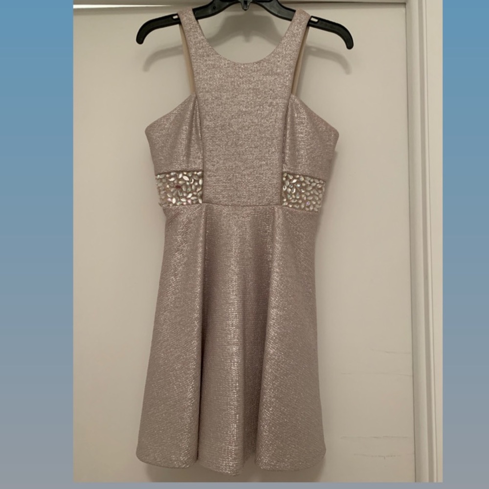 Dear Moon Size 5 Gold Shimmer Dress